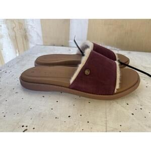 Reef Women's Sandals Sunny Arrianah Cozy Cordovan Size 7 Medium Width Brand New